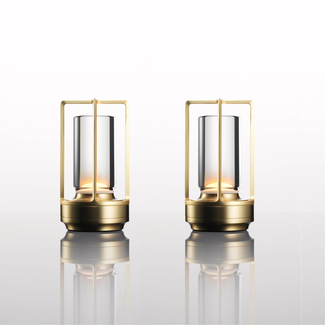 Luoria - Nordic Rechargeable Table Lamp Gold Pair