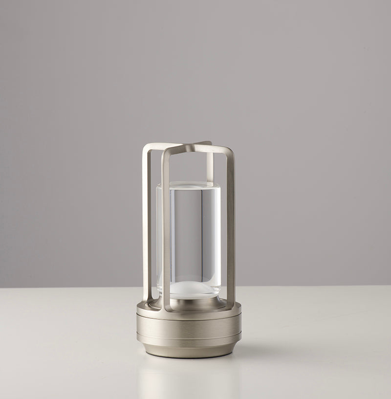 Luoria - Nordic Rechargeable Table Lamp Silver Single